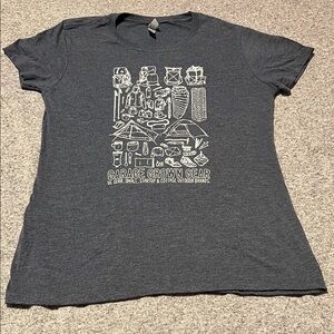 Gray Graphic T-Shirt
